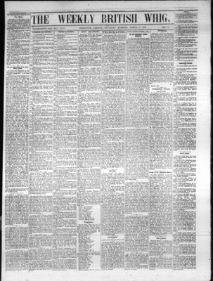 Weekly British Whig (1859), 11 Mar 1875