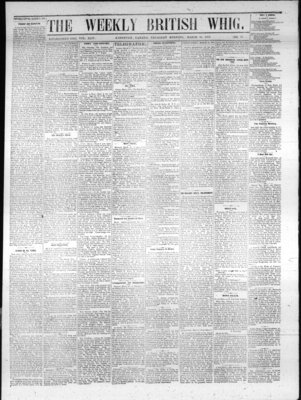 Weekly British Whig (1859), 18 Mar 1875