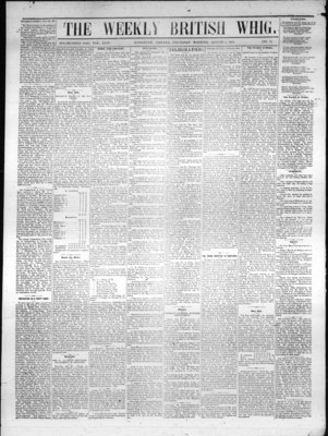 Weekly British Whig (1859), 5 Aug 1875