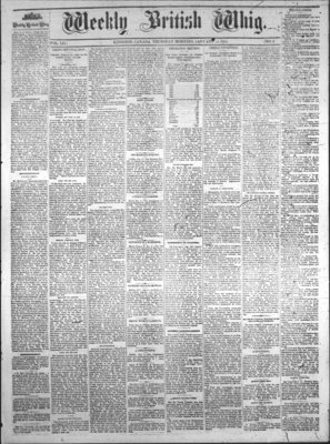 Weekly British Whig (1859), 11 Jan 1882