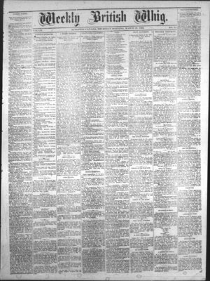 Weekly British Whig (1859), 29 Mar 1883