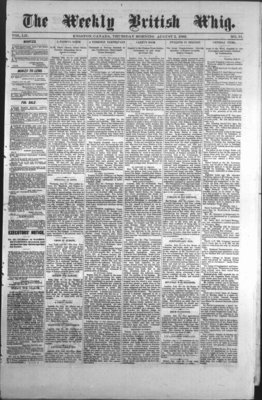 Weekly British Whig (1859), 2 Aug 1883