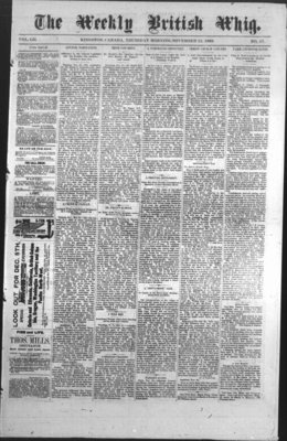 Weekly British Whig (1859), 22 Nov 1883