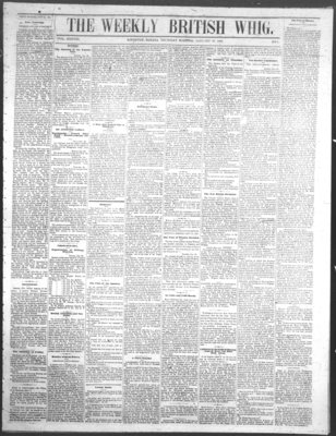 Weekly British Whig (1859), 28 Jan 1869