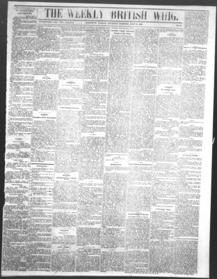 Weekly British Whig (1859), 15 Jul 1869