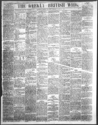 Weekly British Whig (1859), 26 Aug 1869