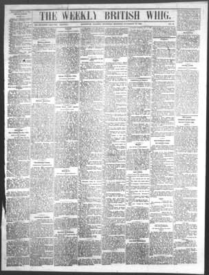 Weekly British Whig (1859), 25 Nov 1869