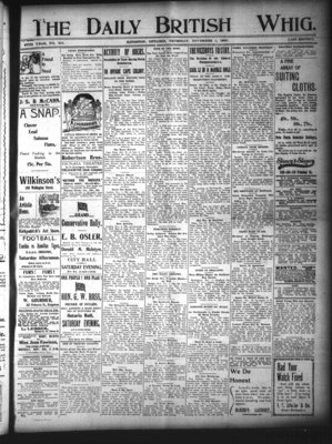 Daily British Whig (1850), 1 Nov 1900