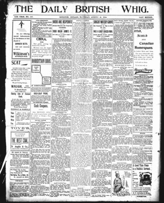 Daily British Whig (1850), 12 Aug 1899