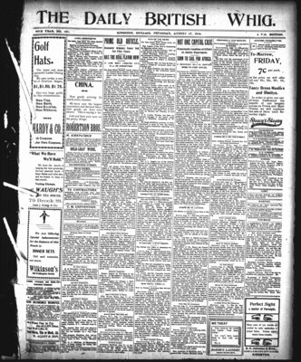 Daily British Whig (1850), 17 Aug 1899