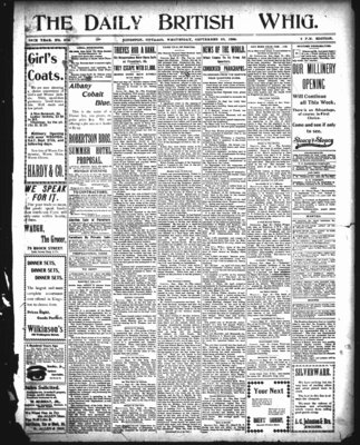 Daily British Whig (1850), 20 Sep 1899