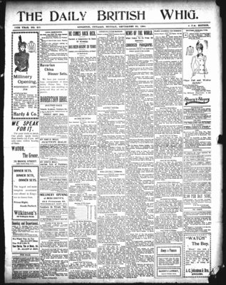 Daily British Whig (1850), 25 Sep 1899