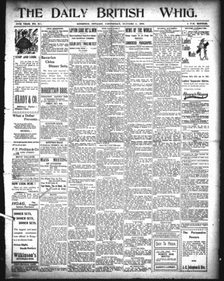 Daily British Whig (1850), 4 Oct 1899