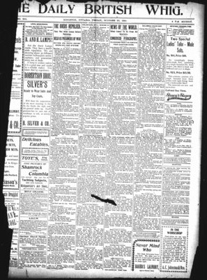 Daily British Whig (1850), 20 Oct 1899