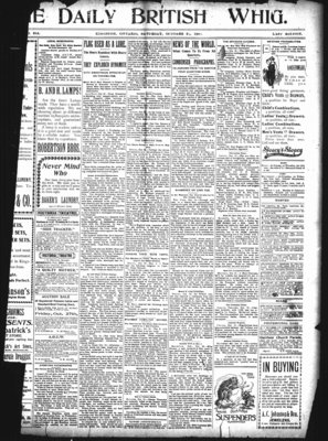 Daily British Whig (1850), 21 Oct 1899