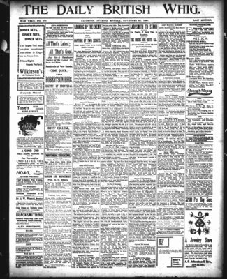 Daily British Whig (1850), 20 Nov 1899