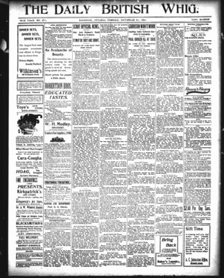 Daily British Whig (1850), 21 Nov 1899