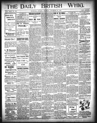 Daily British Whig (1850), 23 Nov 1899