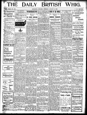 Daily British Whig (1850), 9 Aug 1898