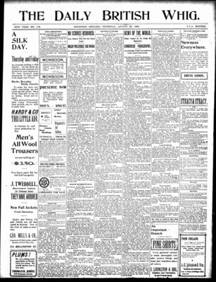 Daily British Whig (1850), 25 Aug 1898