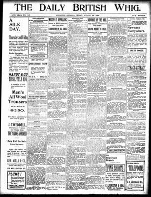 Daily British Whig (1850), 26 Aug 1898