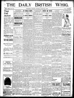 Daily British Whig (1850), 29 Aug 1898