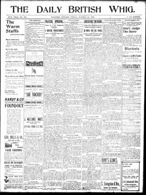 Daily British Whig (1850), 28 Oct 1898