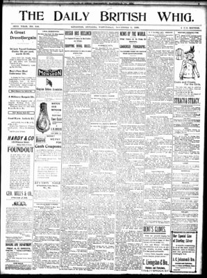 Daily British Whig (1850), 2 Nov 1898