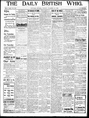 Daily British Whig (1850), 14 Nov 1898