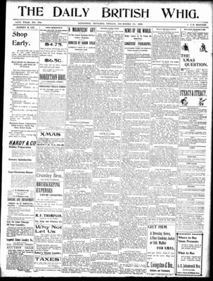 Daily British Whig (1850), 23 Dec 1898