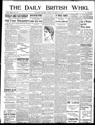 Daily British Whig (1850), 30 Dec 1898