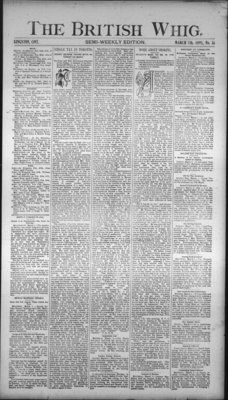 Weekly British Whig (1859), 7 Mar 1895