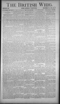 Weekly British Whig (1859), 9 Sep 1895