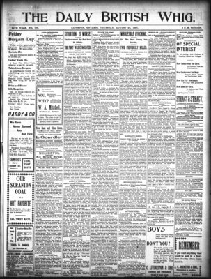 Daily British Whig (1850), 26 Aug 1897