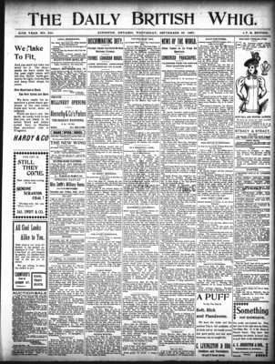 Daily British Whig (1850), 22 Sep 1897