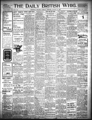 Daily British Whig (1850), 25 Aug 1896