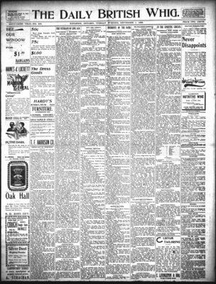 Daily British Whig (1850), 1 Sep 1896