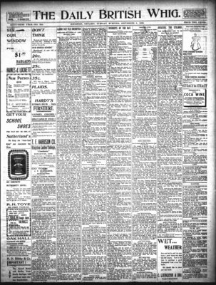 Daily British Whig (1850), 8 Sep 1896