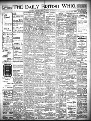 Daily British Whig (1850), 11 Sep 1896