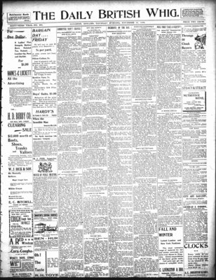 Daily British Whig (1850), 12 Nov 1896