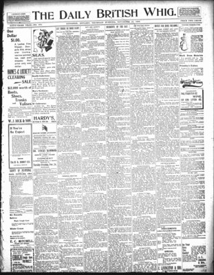 Daily British Whig (1850), 19 Nov 1896