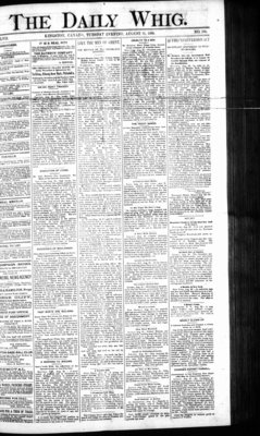 Daily British Whig (1850), 21 Aug 1888