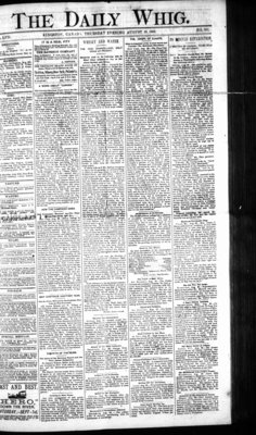 Daily British Whig (1850), 30 Aug 1888