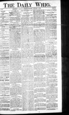 Daily British Whig (1850), 31 Aug 1888