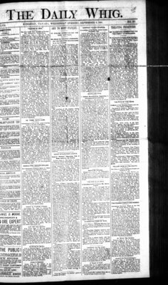 Daily British Whig (1850), 5 Sep 1888