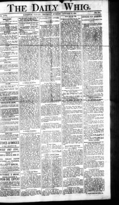 Daily British Whig (1850), 25 Oct 1888