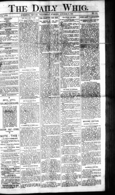 Daily British Whig (1850), 31 Oct 1888