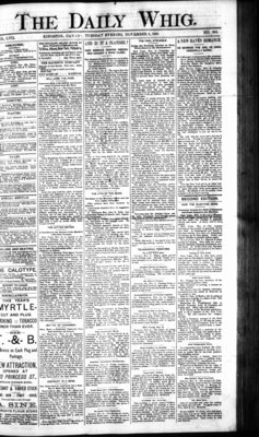 Daily British Whig (1850), 6 Nov 1888