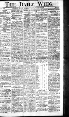 Daily British Whig (1850), 8 Nov 1888