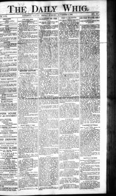 Daily British Whig (1850), 9 Nov 1888